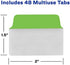 Avery Multiuse Ultra Tabs, 2" x 1.5", 2-Side Writable, Red/Blue/Green, 48 Repositionable Tabs (74757)