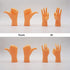 AQKILO Tiny Hands Miniature Finger Puppets with Left & Right Hand, Party Favors, Educational, TIK Tok Toys, 8 Pieces (4 Mixed Style )