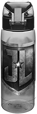 Zak Designs DC Comics Justice League Movie Water Bottle with Loop BPA-Free 25 Ounces