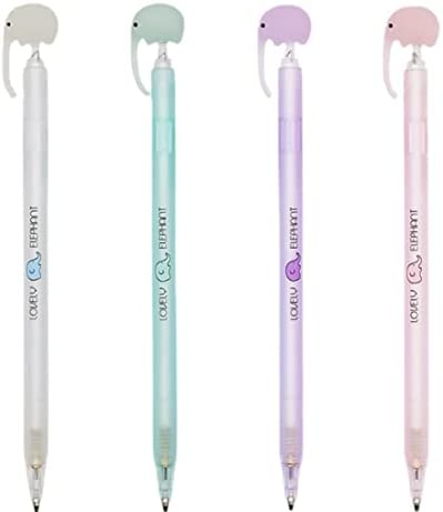 ZIJING 15pcs Cartoon School Kids Kawaii Korean Mechanical Pencil with Lead Refill Jelly Eraser set