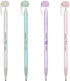 ZIJING 15pcs Cartoon School Kids Kawaii Korean Mechanical Pencil with Lead Refill Jelly Eraser set
