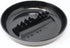 symak Restaurant Style Large Round Melamine Cigarette Cigar Ashtray - Tabletop Black