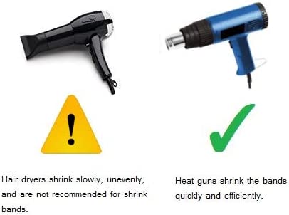 45 x 52 mm RED Perforated Shrink Band for Hot Sauce Bottles and Other Liquid Bottles Fits 3/4" to 1" Diameter - Pack of 250
