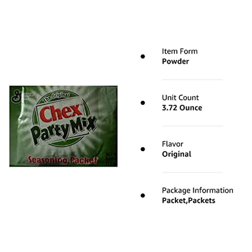The Original Chex Party Mix Seasoning- 6 (Six) .62 oz packets