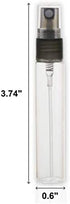 ZbFwmx 6 Pack Set Mini Protable Refill Bulk Atomizer Spray Travel Perfume Bottle Hydrating Empty Bottle