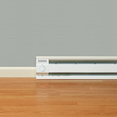 Cadet F Series Double Pole Built-In Baseboard Thermostat (Model: BTF2W, Part: 08734), 22 Amp, 120/208/240 Volt, White