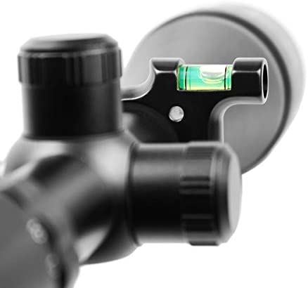 West Lake Precision Scope Leveling Kit, Includes 30mm Smooth Alloy Scope Bubble Level Indicator (Anti-Cant) and 1" Ring Reducer, for Precision Shooting, Competition and Hunting