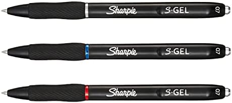Sharpie S-Gel, Gel Pens, Medium Point (0.7mm), Assorted Colors, 4 Count