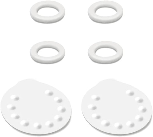 Replacement Parts for Medela Harmony Manual Pump; 4 O-Rings, 2 Membranes by Maymom