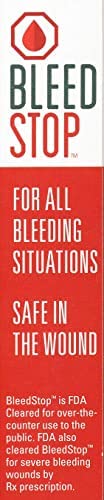 Bleedstop Stop Bleeding in Seconds Emergency First Aid for Home Kids and Family (2) 20g Powder Packets (1)