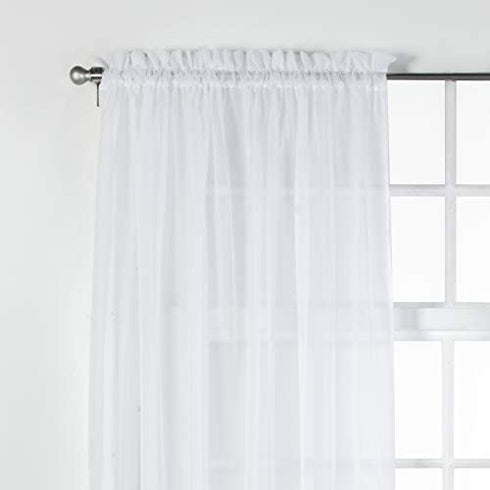 Stylemaster Elegance Sheer Voile, 60" X 36" | Panel, White
