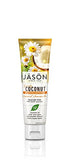 Jason Simply Coconut Soothing Fluoride-Free Toothpaste, Coconut Chamomile, 4.2 Oz