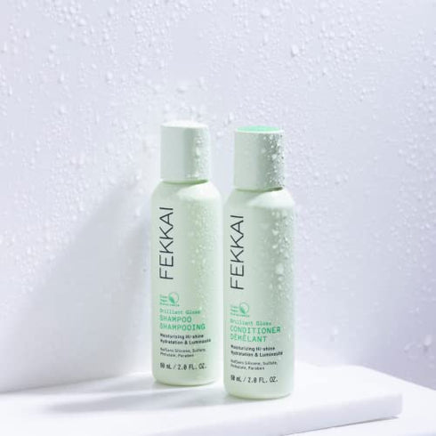 Fekkai Brilliant Gloss Shampoo - 2 oz - Revives & Nourishes Dry, Frizz-Prone Hair - Salon Grade, EWG Compliant, Vegan & Cruelty Free