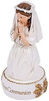 5.5" Kneeling Girl My First Communion Resin Figurine