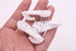 20PCS White Powerful Concrete Hard Wall Drywall Picture Hooks Non-Trace Hanging Hook Traceless Nail Plastic Wall Hook for Picture Photo Frame Clock Hangers(5cm/1.97 Length)