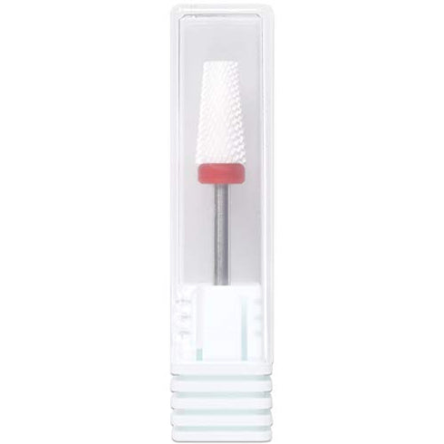 PANA Tapered Ceramic Nail Carbide Bit - Two Way Rotate use for Both Left and Right Handed - Fast remove Acrylic or Hard Gel - 3/32" Shank - Manicure, Nail Art, Drill Machine (Fine - F, Ceramic)