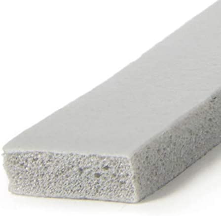 Frost King Vinyl Foam Tape - Closed Cell - Moderate Compression, 3/4" W, 3/16" Thick, 17' L, Grey