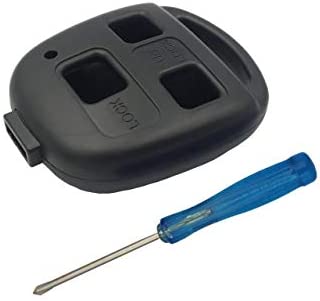 Replacement 3 Buttons Key Fob Shell Case Fit for Lexus Keyless Entry Remote Car Smart Key Fob Cover Housing Casing