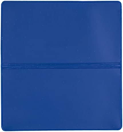 Royal Blue Vinyl Checkbook Cover, Top Tear Personal Vinyl Checkbook Cover