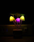 Rienar Sensor Led Night Light, Color Changing Plug-in LED Mushroom Dream Bed Lamp
