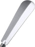 Blulu 2 Pack Stainless Steel Shoe Horns Long Handle Shoe Horn with Comfort Grip for Various Boots and Shoes Designed for Pregnant Women (Silver)