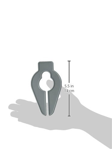 Size-It Closet Organizers by Baby Buddy - Baby Clothes Closet Dividers – Nursery Clothing Organization for Babies and Kids, Newborn up to Size 8, Clothes Divider for Closet, Gray, 10 Count