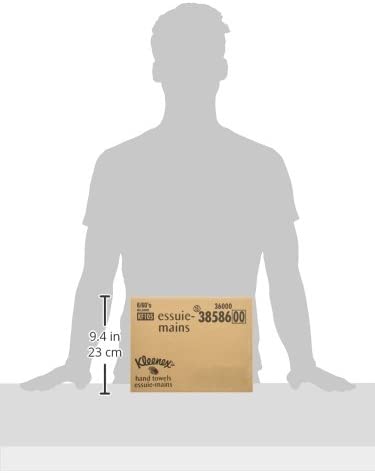 Kleenex Hand Towels, Single-Use Disposable Paper Towels, 6 Boxes, 60 Towels Per Box (360 Towels Total)