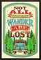 Design Works Crafts Inc. All That Wander, 8'' X 12' Counted Cross Stitch Kit, 8" by 12", Multicolor - 2900