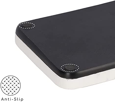 Vanity Tray, LKKL Kitchen Sink Tray, Jewelry Organizer for Candle Soap Perfume Cosmetic, Countertop Dresser Decorative Tray, Bathroom Tray Toilet Tank Storage Tray, Women Gift 11"