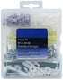 Drywall & Hollow Wall Anchor Assortment Kit Organizer - Plastic Anchors, Molly Bolts, Drywall Screws, Hooks, Toggles - Essential for Hanging, Wall Mounting and Home Improvement- Nick The Fixer