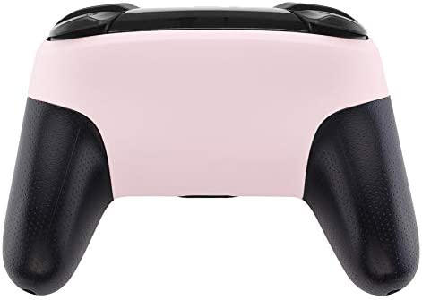 eXtremeRate Cherry Blossoms Pink Faceplate and Backplate for Nintendo Switch Pro Controller, Soft Touch DIY Replacement Shell Housing Case for Nintendo Switch Pro - Controller NOT Included