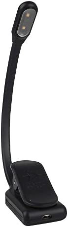 Mighty Bright The Original WonderFlex Book Light, Warm Eye Care LEDs, Flexible, Durable, Dimmable, Clip-On Light, for Kids, Reading, Bookworms, Read in Bed, Batteries or Micro USB (Black)