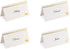 Set of 50 place cards with 200 Meal Choice stickers (Gold)