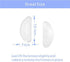 Silicone Eyeglass Nose Pads Sticky, Hypo-allergenic Adhesive Nose Grips for Glasses and Sunglasses 12 Pairs