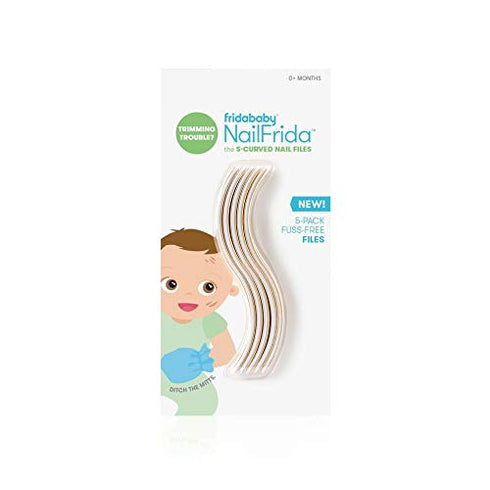 Fridababy NailFrida The S-Curved Nail Files (5 Pack) White
