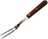 Sunrise Kitchen Supply Stainless Steel Turner Spatula & Meat Fork with Wood Handle (10.5" Fork + 6" x 3" Spatula)