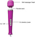 AEVEONE Wired Powerful Handheld Electric Massager, Strong Personal Vibration Magic Back Massage for Sports Recovery, Muscle Aches, Body Pain (Purple