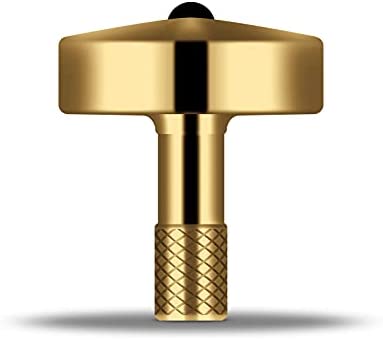DjuiinoStar Spinning Top (AVG 5-8 Minutes), CNC Machined from Solid Brass, High Precision Desk Toy, Waste Your Time Efficiently DST-805