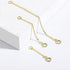 14K Gold Necklace Extender 925 Sterling Silver Chain Extension Necklace Bracelet Anklet Extender for Jewelry Making?1 2 3 inch?