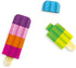 OOLY, ICY Pops Fruit-Scented Puzzle Erasers, School Supplies for Kids - Set of 4