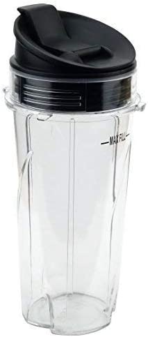 Blend Pro 16 Oz Cup Single Serve compatible With Nutri Ninja 16 Oz Cups BL770 BL780 BL660 Blender (2-Pack)