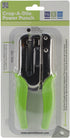 Heavy Duty 1/4 inch Standard Hole Punch The Crop-A-Dile Power Punch with 2 inch Reach by We R Memory Keepers. Punch Through Paper, Chipboard, Thin Tin, Leather, Plastic, and Fabric, Colors may vary