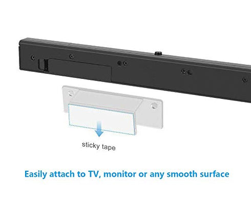 YZlolmeo Wii Sensor Bar Wireless Sensor for Wii U/Wii Dolphin Bar White