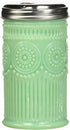 Tablecraft Sugar Shaker with Stainless Steel Top, 3.0625" x 5.75", Green