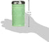 Tablecraft Sugar Shaker with Stainless Steel Top, 3.0625" x 5.75", Green