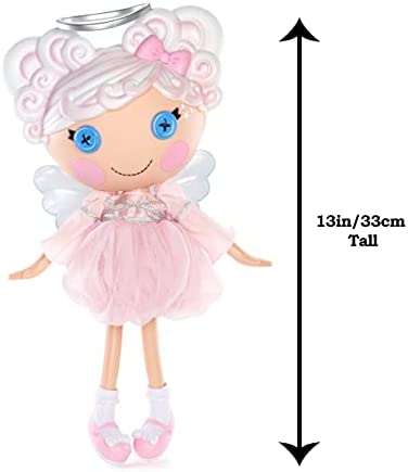 Lalaloopsy Doll- Cloud E. Sky & Pet Poodle, 13" Angel Doll with White Hair, Halo, Wings, Pink Outfit & Accessories, Reusable House Playset- Gifts for Kids, Ages 3 4 5+ to 103 Years, 576853EUC