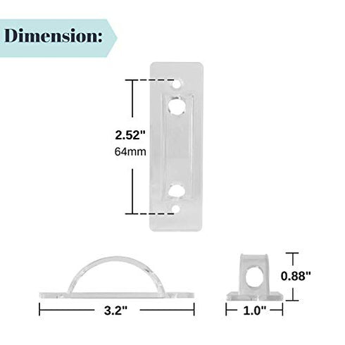 Bates- Light Switch Guard Cover, Clear, 6 Pack, Light Switch Guard, Toggle Switch Cover, Light Switch Blocker, Light Switch Lock, Switch Cover Guard, Child Proof Light Switch Cover Guard