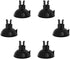 Pawfly Aquarium Suction Cup Clips for Standard 3/16" ID Airline Tubing Black Air Hose Holder Clamp Accessories for Fish Tank Aeration Setup, 20 Pack
