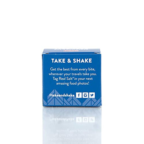 Redmond Real Sea Salt - Natural Unrefined Gluten Free Fine, 0.21 Ounce Pocket Shaker (6 Pack)
