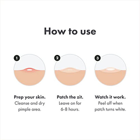 Mighty Patch Original from Hero Cosmetics - Hydrocolloid Acne Pimple Patch for Covering Zits and Blemishes, Spot Stickers for Face and Skin, Vegan-friendly and Not Tested on Animals (72 Count)